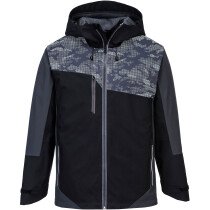 Portwest S601 X3™ Rainwear Reflective Jacket - Black/Grey