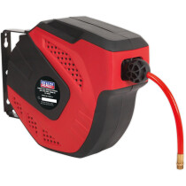 Sealey SA821 Auto Rewind Control Air Hose Reel 10mtr ø8mm - Rubber Hose