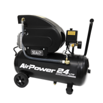 Sealey SAC2420A Air Compressor 24L Direct Drive 2hp