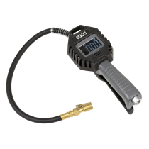 Sealey SA500 Digital Tyre Inflator with Clip-On Connector Rechargeable