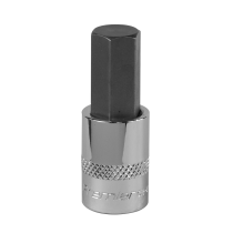 Sealey SBH015 Hex Socket Bit 12mm 3/8"Sq Drive