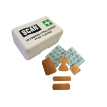 Scan SCAFAPLAFAB Hydroscopic Fabric Plasters 100 Assorted