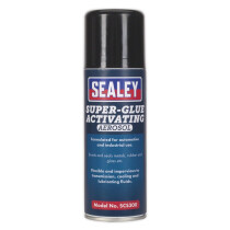 Sealey SCS300 Super Glue Activating Aerosol 200ml Pack of 6