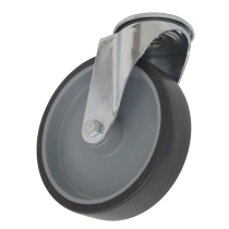 Sealey SCW250SBEM Medium-Duty Thermoplastic Bolt Hole Swivel Castor Wheel ø50mm - Trade