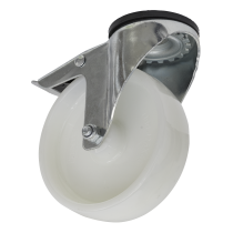 Sealey SCW4125SBL Castor Wheel Bolt Hole Swivel with Total Lock ø125mm