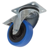 Sealey SCW3100SPL Castor Wheel Swivel Plate with Total Lock ø100mm