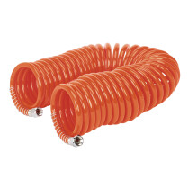 Sealey AH10C/6 Coiled Air Hose 10mtr x ø6mm 1/4"BSP