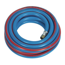Sealey AH5R Air Hose 5mtr x ø8mm with 1/4"BSP Unions Extra Heavy-Duty