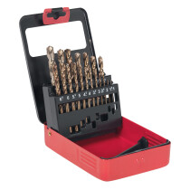 Sealey AK4701 Cobalt Drill Bit Set 19 Piece Metric