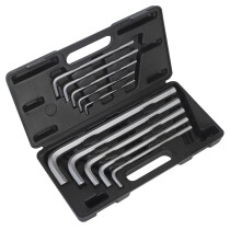 Sealey AK6143 Extra Long Large Hex Key Set 10pc Metric