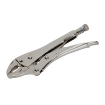 Sealey AK6820 Locking Pliers Curved Jaws 190mm 0-42mm Capacity