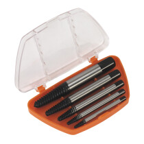 Sealey AK722 Screw Extractor Set 5 Piece Helix Type