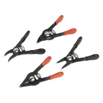 Sealey AK8449 Mini Circlip Pliers Set 4 Piece