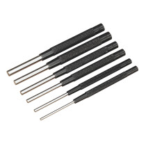 Sealey AK9123 Parallel Pin Punch Set 6 Piece