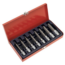 Sealey AK9310 Hex Key Socket Set 8 Piece 1/2" Drive Metric