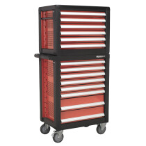 Sealey APTTC02 Topchest & Rollcab Combination 14 Drawer with 1231pc Tool Kit