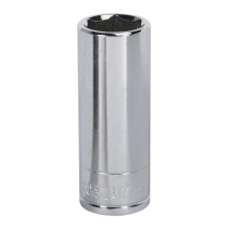 Sealey S0595 WallDrive Socket 17mm Deep 3/8"Sq Drive