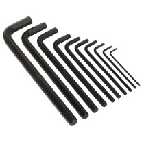 Sealey S0639 Extra Long Hex Key Set 10pc