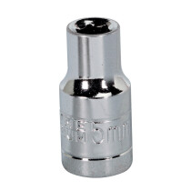 Sealey S1405 WallDrive Socket 5mm 1/4"Sq Drive
