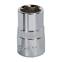 Sealey SP3811 WallDrive® Socket 11mm 3/8"Sq Drive Fully Polished
