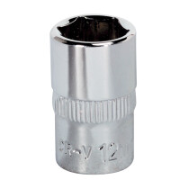 Sealey SP3812 WallDrive® Socket 12mm 3/8"Sq Drive Fully Polished