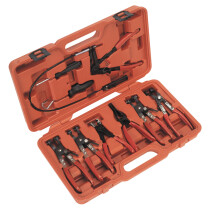 Sealey VS1662 Hose Clamp Removal Tool Kit 7 Piece