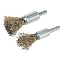 Sealey VS1801 Decarbonising Brush Set 2pc 13mm