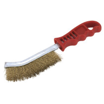 Sealey WB05/R Wire Brush Brassed Steel Plastic Handle
