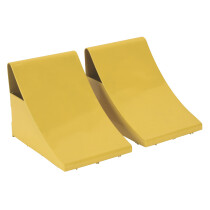 Sealey WC05 Heavy-Duty Steel Wheel Chocks - Pair