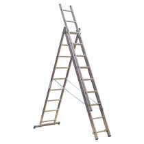 Sealey ACL3 Aluminium Extension Combination Ladder 3x9 EN131