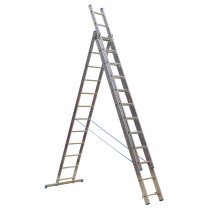 Sealey ACL312 Aluminium Extension Combination Ladder 3x12 EN131