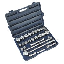 Sealey AK2582 Socket Set 26 Piece 3/4" Drive MM/AF