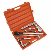 Sealey AK2598 Socket Set 22 Piece 3/4" Drive Metric
