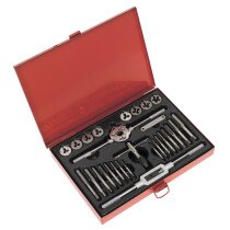 Sealey AK3028 Tap & Die Set 28 Piece Split Dies Metric