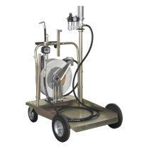 Sealey AK4562D Oil Dispensing System Air Operated with 10mtr Retractable Hose Reel