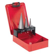 Sealey AK4733 Step Drill Set 3pc