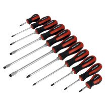 Sealey AK4933 Screwdriver Set Hammer-Thru 11 Piece