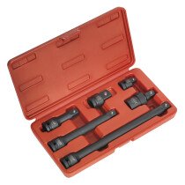 Sealey AK5514 Impact Adaptor & Extension Bar Set 6pc 1/2"Sq Drive