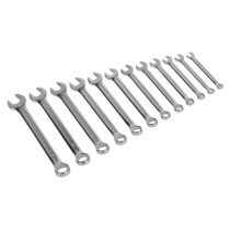Sealey AK6325 Combination Spanner Set 12 Piece Cold Stamped Metric
