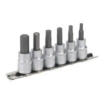 Sealey AK656 Hex Key Socket Set 6 Piece 3/8" Drive Metric