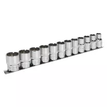 Sealey AK70612 Spline Socket Set 12pc 1/2"Sq Drive Total Drive