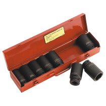 Sealey AK80/9M Impact Socket Set 8pc 3/4"Sq Drive Deep Metric