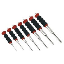 Sealey AK9131 Sheathed Parallel Pin Punch Set 7 Piece 2-8mm