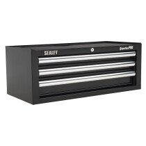 Sealey AP33339B Add-On Chest 3 Drawer with Ball Bearing Runners - Black