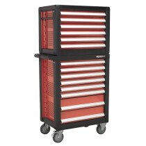 Sealey APTTC02 Topchest & Rollcab Combination 14 Drawer with 1231pc Tool Kit
