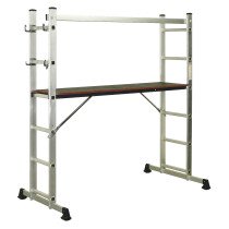 Sealey ASCL2 Aluminium Scaffold Ladder 4-Way EN 131