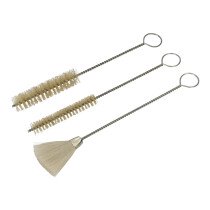 Sealey BSGC/3 Spray Gun Cleaning Brush Set 3pc