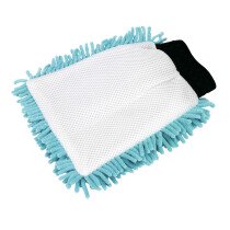 Sealey CC77 Shaggy Microfibre Mitt 2-in-1