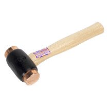 Sealey CFH04 Copper Faced Hammer 4.3lb Hickory Shaft