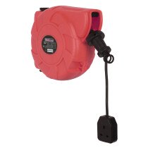 Sealey CRM101 Cable Reel System Retractable 10mtr 1 x 230V Socket